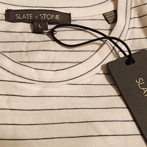 Slate & Stone Striped Tee